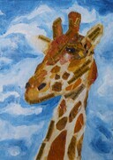 Giraffe in the Clouds